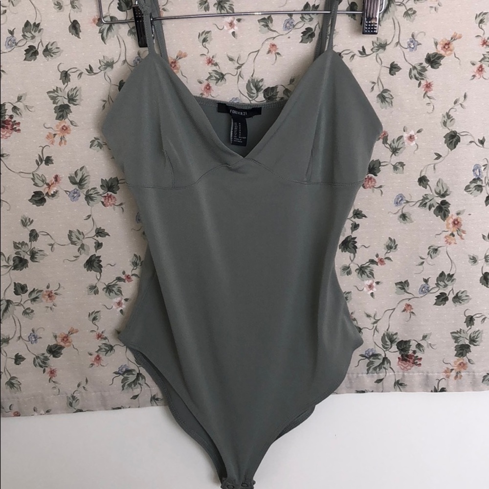 Olive Green bodysuit